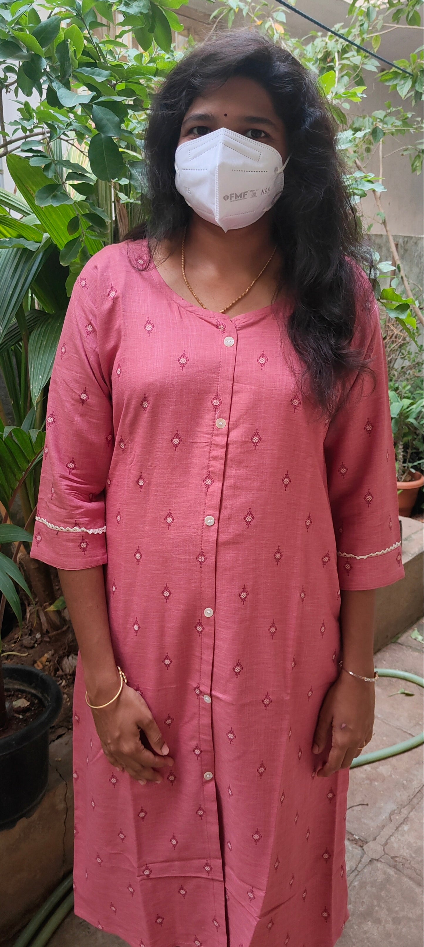 Blend of Rayon Cotton Kurti