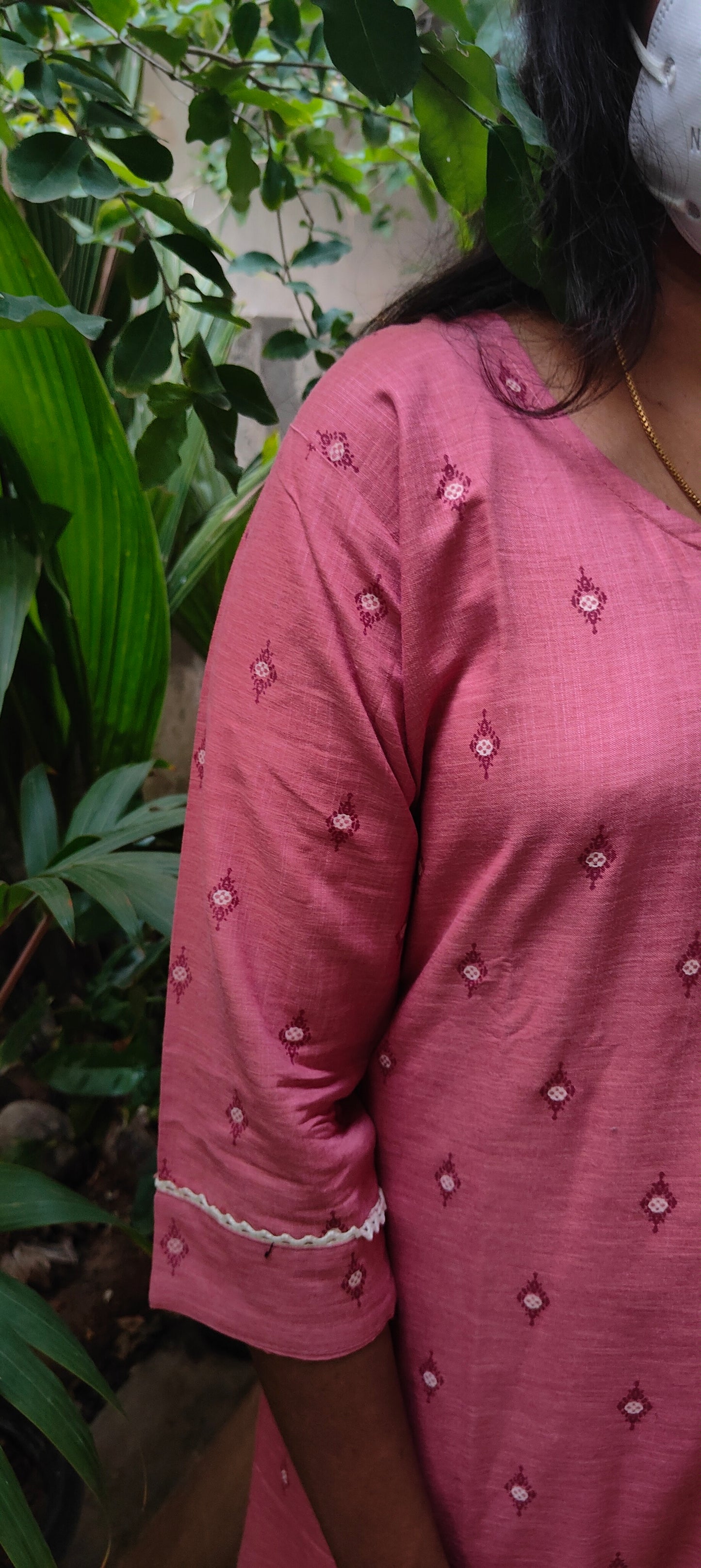 Blend of Rayon Cotton Kurti