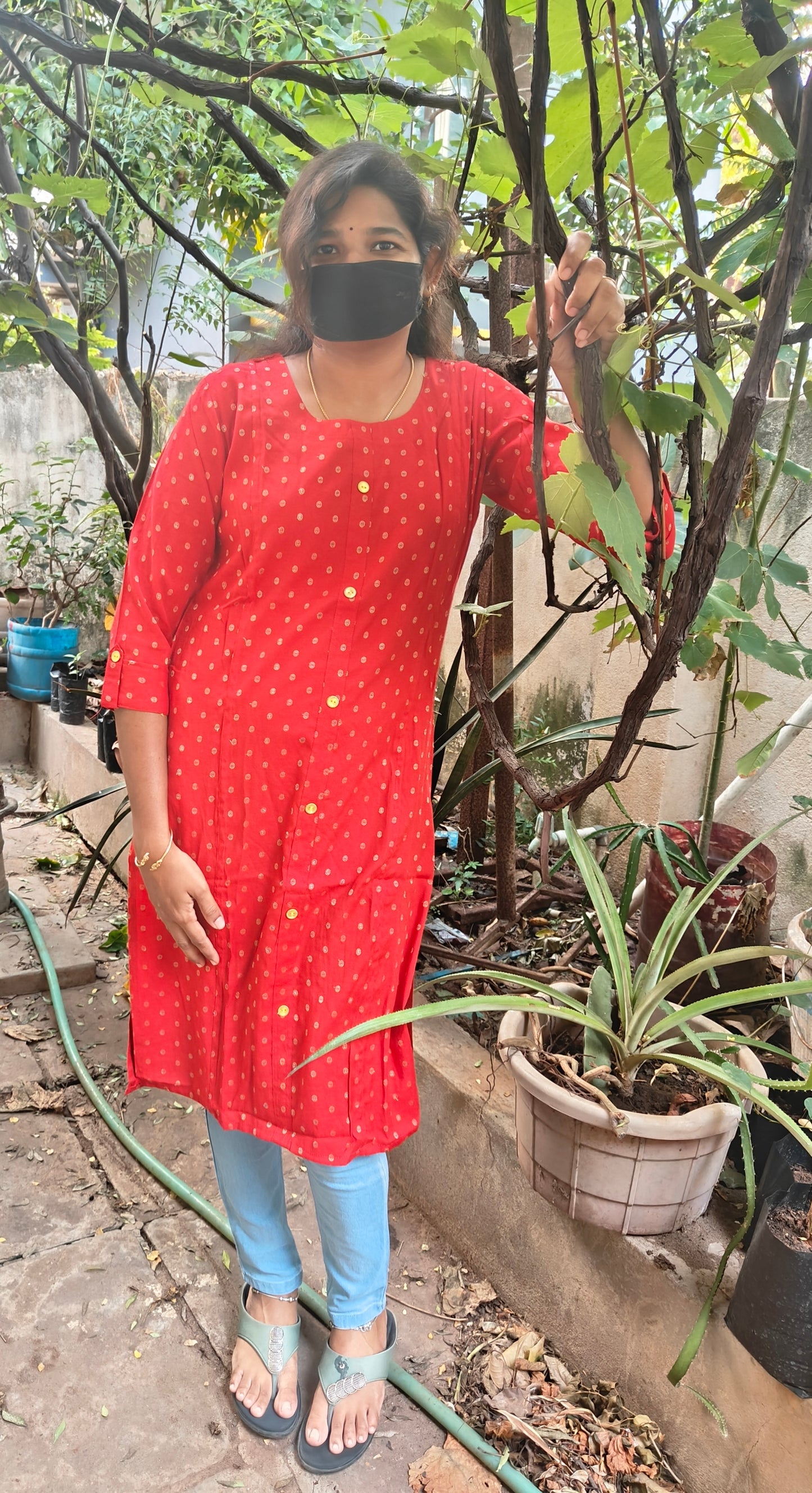 Cotton Straight Kurti