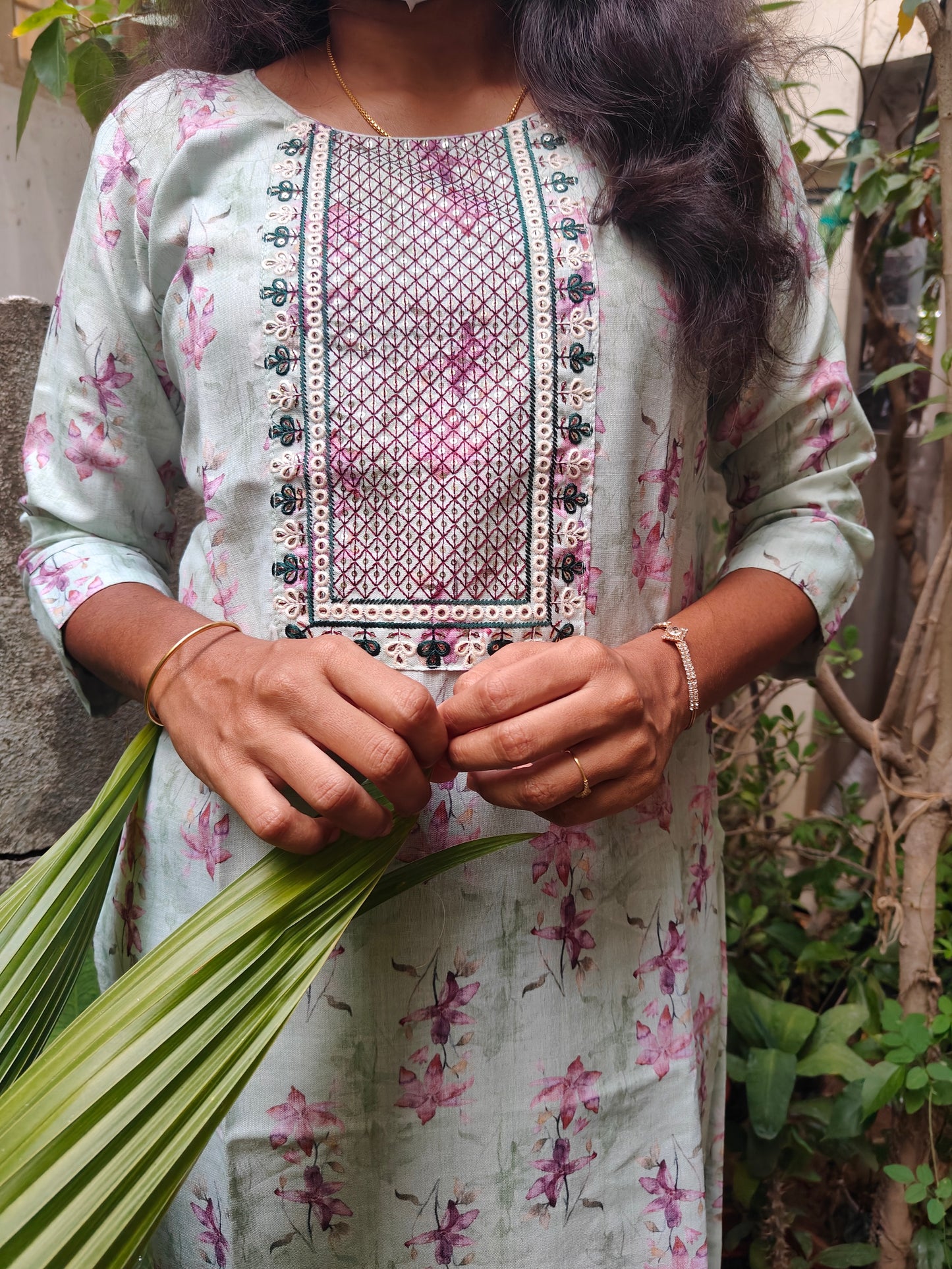 Cotton Silk blend Kurti