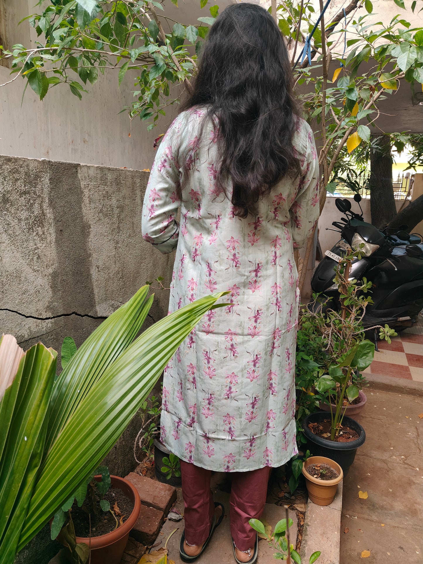 Cotton Silk blend Kurti